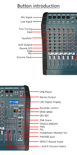 Title 3, High Power Sound Console with Amplifier, Blueto...