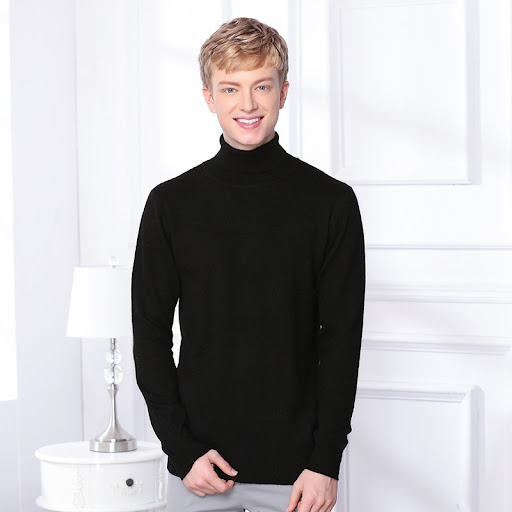 Title 3, Mens Solid Color Cashmere Sweater. Experience ...