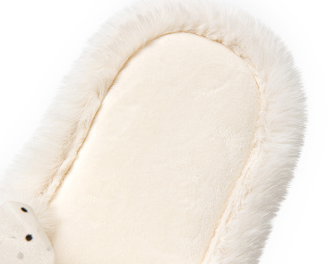 Title 2, Bow Opening Cotton Slippers Color Matching Home...