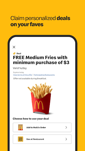 Screenshot McDonald's