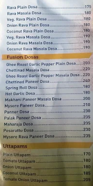 Sagar Ratna menu 4