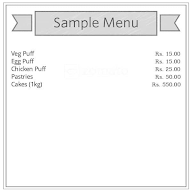 M M Bakery menu 1