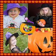 Halloween Photo Collage  Icon