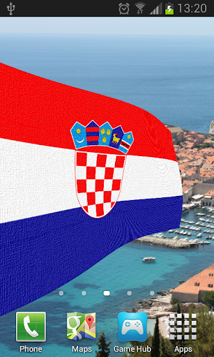 Croatia Flag Live Wallpaper