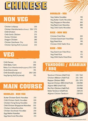 Bowl And Roll Theory menu 