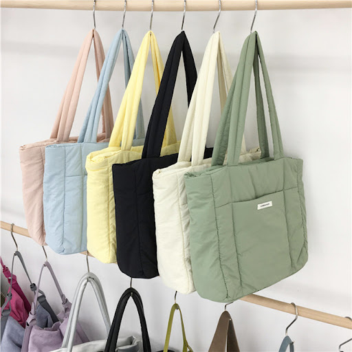 Title 2, Fashion Nylon Canvas Large Capacity Shoulder Ba...