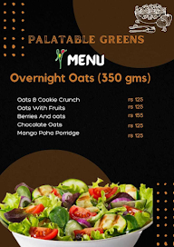 Palatable Greens menu 5