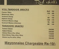 Red Chilli Plus menu 4