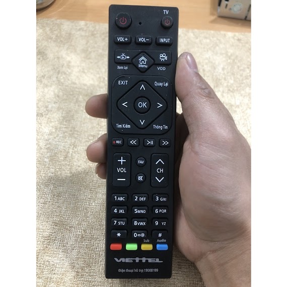 Remote Điều Khiển Dành Cho Đầu Thu Tv Viettel, Truyền Hình Internet Viettel