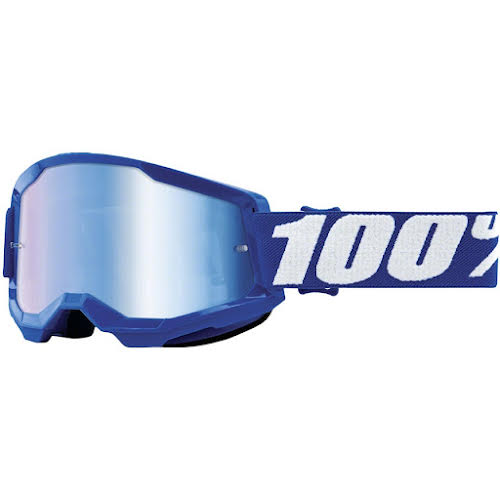 100% Strata 2 Goggles - Blue Mirror/Blue