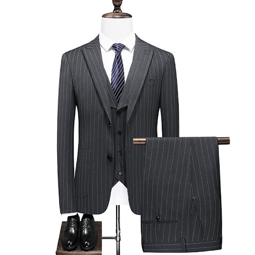 Title 6, Mens Striped Suits, Cross-border E-commerce, L...