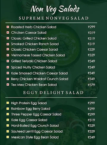 Salads Point menu 