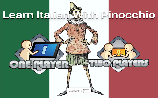 Learn Italian with Pinocchio chrome extension