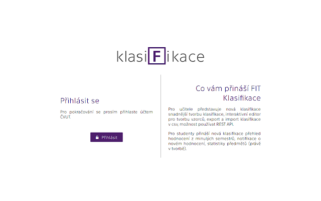 klasiFikace