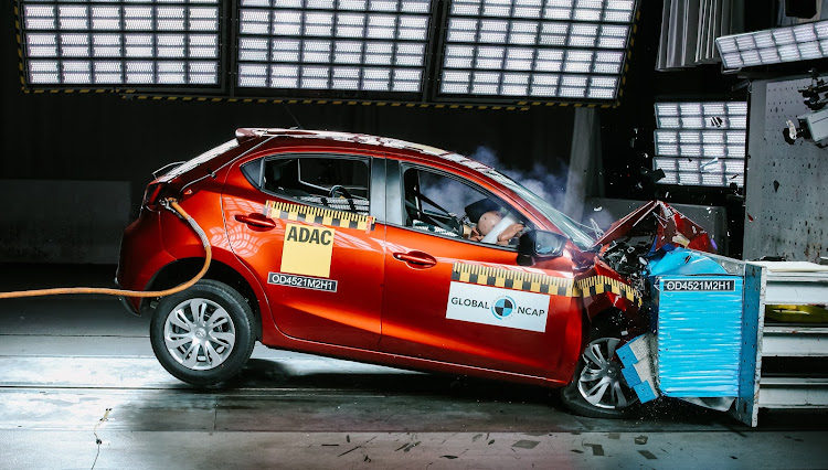 Global NCAP gave the Mazda 2 four stars in 2021.