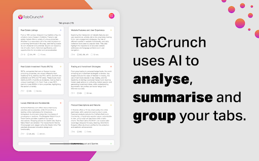 TabCrunch - AI Tab Manager