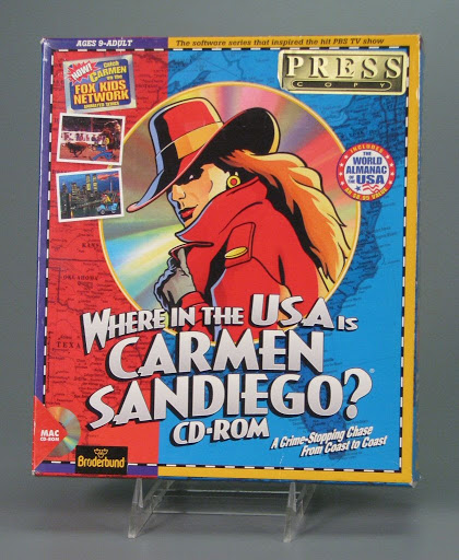 Video game:Where in the USA is Carmen Sandiego? Press Copy - Mac Version