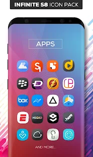  Infinite S8 Icon Pack: miniatura de captura de pantalla  