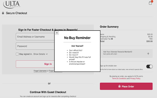 No Buy