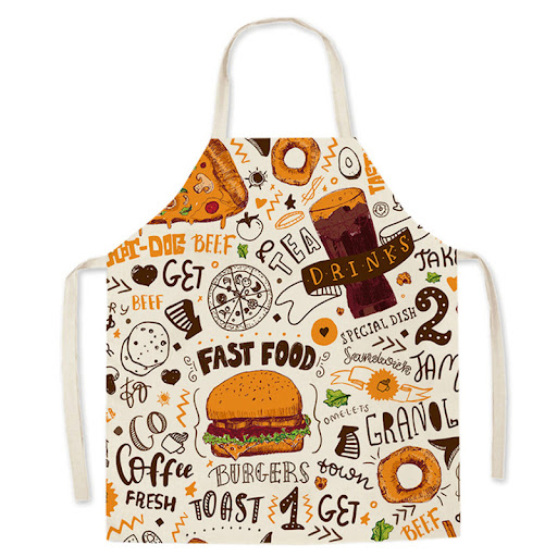 Title 4, Fashionable Cartoon Restaurant Apron, perfect f...