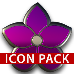 FELICITAS purple / violet HD Icon Pack