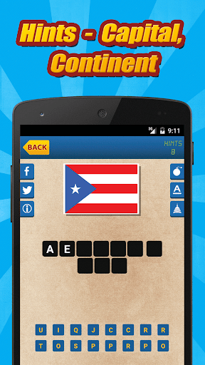 National Flags Quiz Game