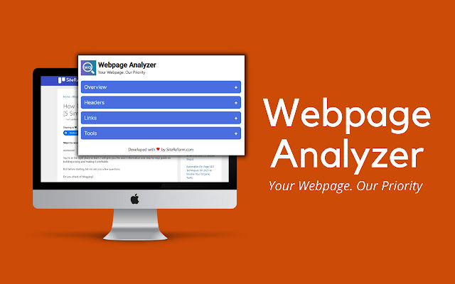 Webpage Analyzer - SEO Tool chrome extension