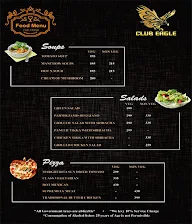 Club Eagle menu 1