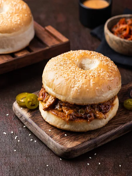 Roasted Bro Chicken Bagel