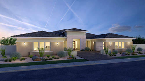 Oak Plan 78-3 floor plan in Domaine at Waterston by Maracay Homes Gilbert AZ 85298