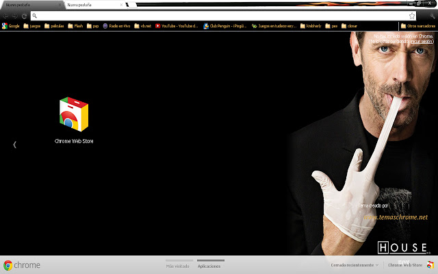 Tema de Dr. House chrome extension