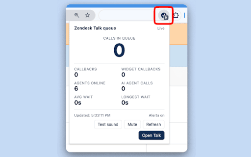 Bevi ZD Talk Queue screenshot 1