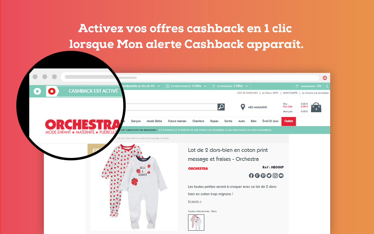 Mon alerte Cashback Orchestra Preview image 4