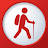 Hiking and hiking routes icon