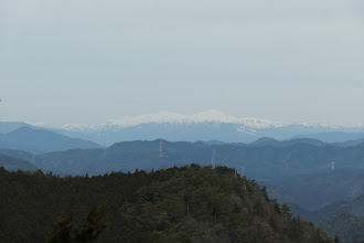 ここからも白山の展望