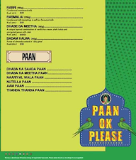 Dhaba - Estd 1986 Delhi menu 1