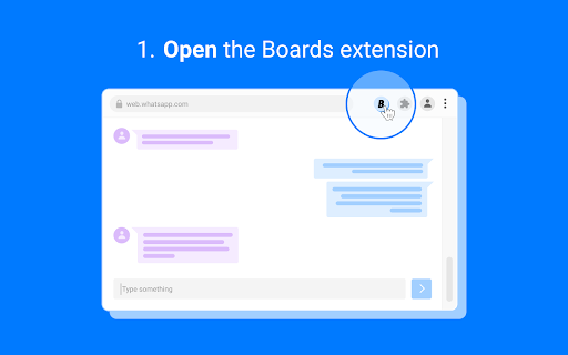 Boards: One-click Content Sharing on Web