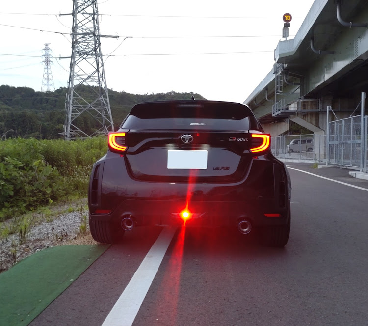 GRヤリスのいつもいいね＆コメントありがとうございます・GRヤリスRS・関西電力関開閉所・リアフォグ点灯・毎日投稿継続中に関するカスタム事例の投稿画像3枚目