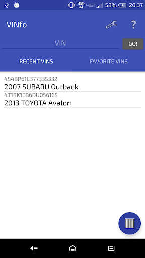 VINfo Vin Decoder Scanner