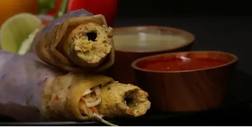 Double Egg Mutton Kabab Roll