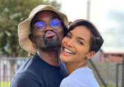 Newly engaged couple Musa Mthombeni and Liesl Laurie are finally loving each other out loud on the socials.