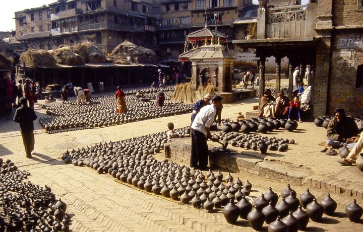 Bhaktapur Durbar Square di leorol