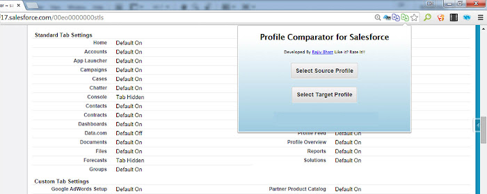 Profile Comparator for Salesforce marquee promo image