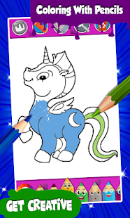 Unicorn Coloring Pages For Kids(圖4)-速報App