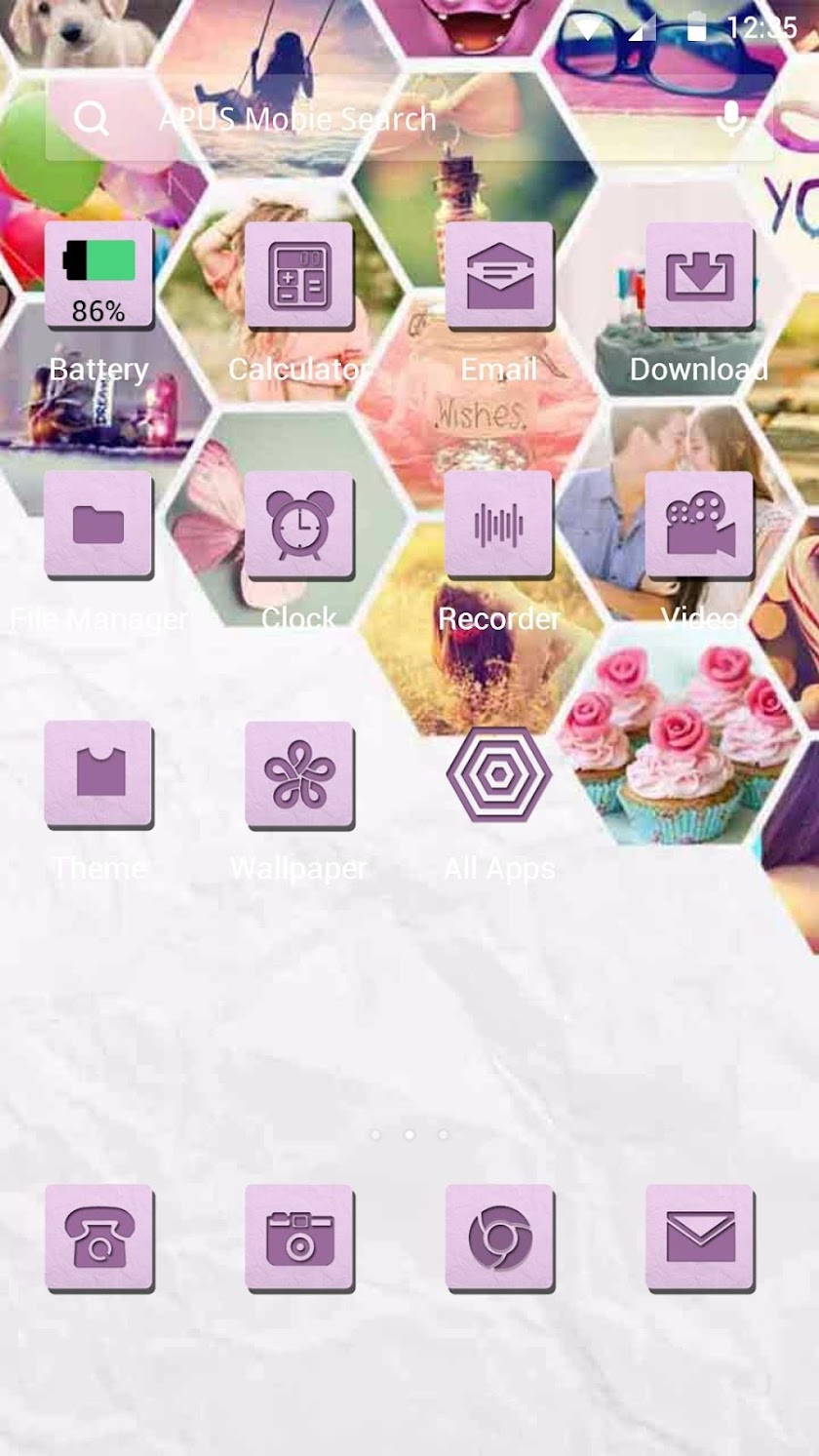 nostomania-APUS Launcher theme Screen 2
