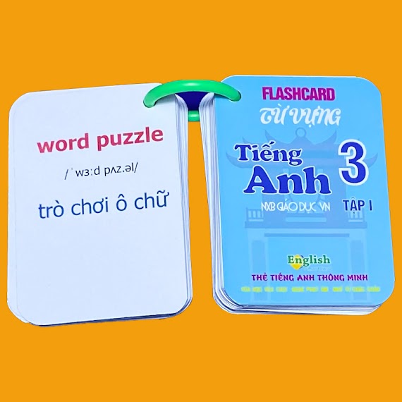 Thẻ Flashcard Tiếng Anh Lớp 3 Bgd (Tập 1),Có Phát Âm, Hình Ảnh Và Màu Sắc Sinh Động