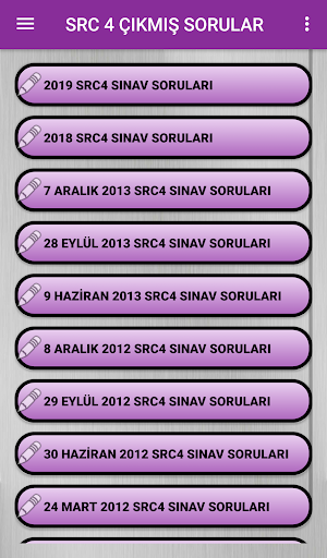 Src 4 sınav soruları 2019 çikmiş sorular