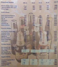 Hotel Chintamani menu 8