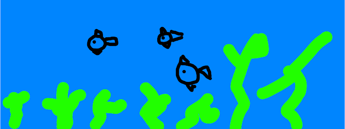 fishies in the sea