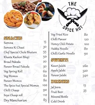 The Spice Hut menu 1